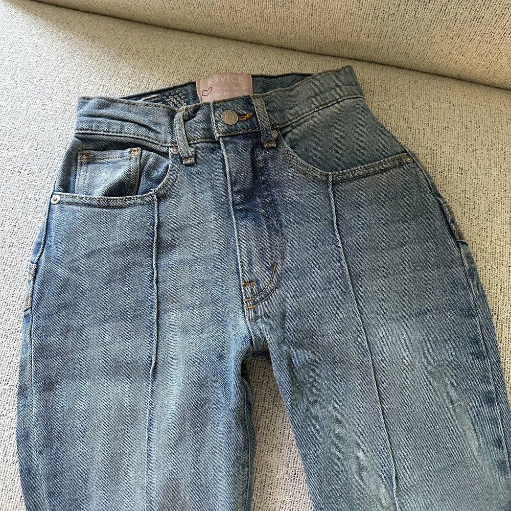 revice denim light wash star jeans